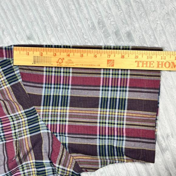 Ralph Lauren Classic Fit Button Down Short Sleeve Shirt Men's XL Plaid Preppy - Picture 8 of 11